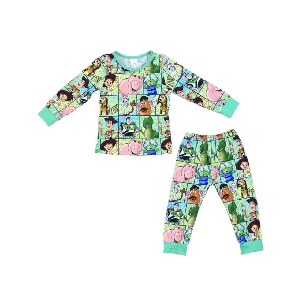 BAMBOO toy story Print Pajamas - Green